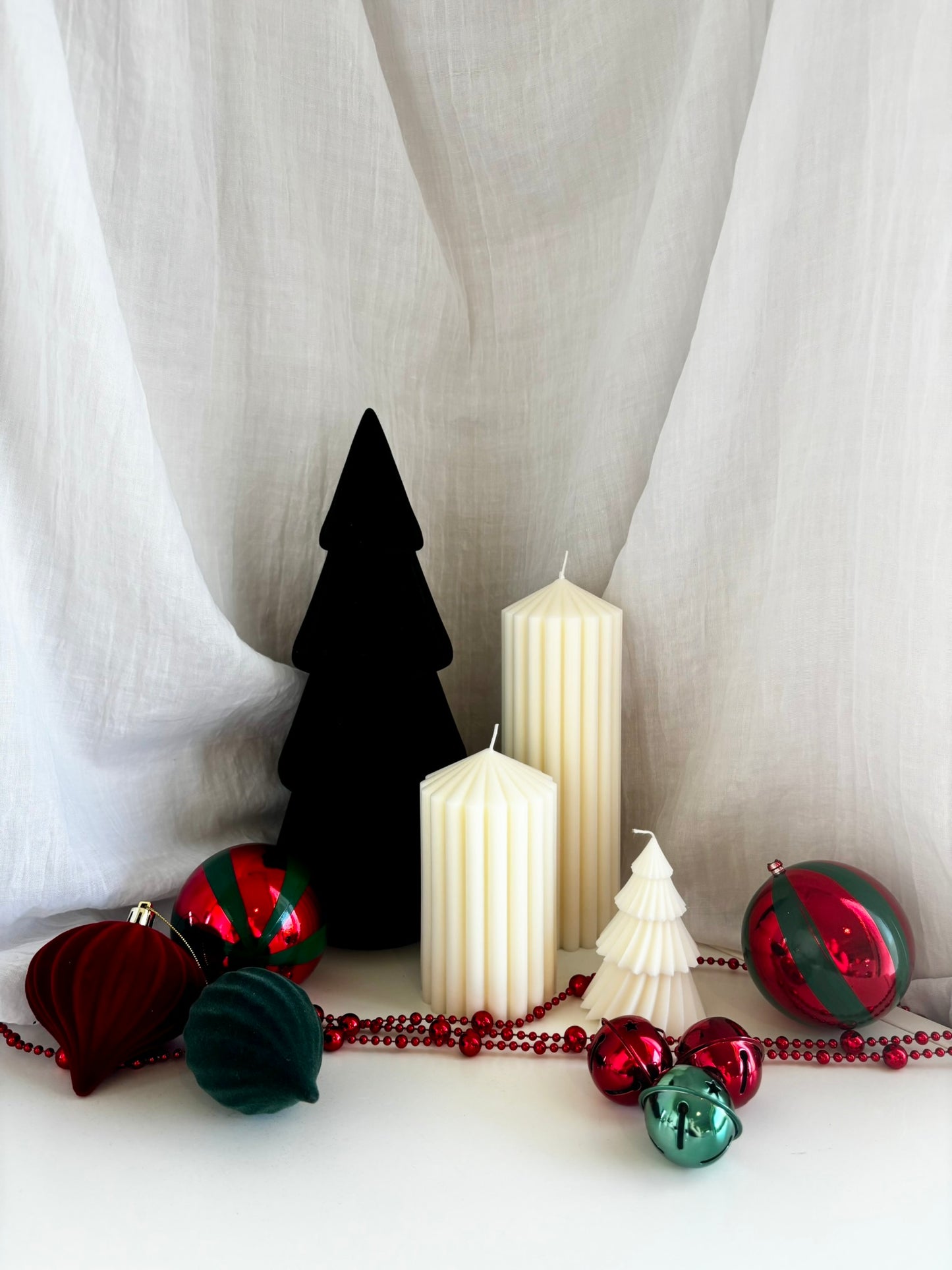 Small Christmas Tree Sculptural Candle