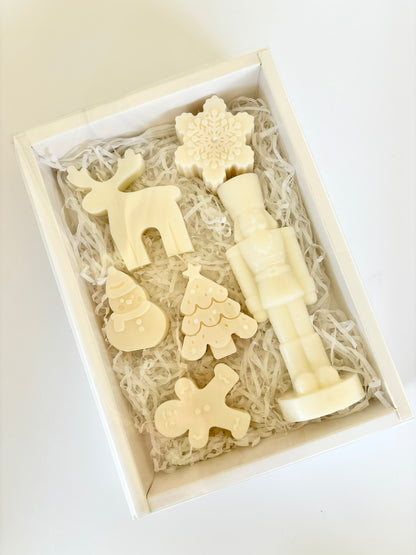 Nutcracker Christmas Sculptural Candle Gift Pack