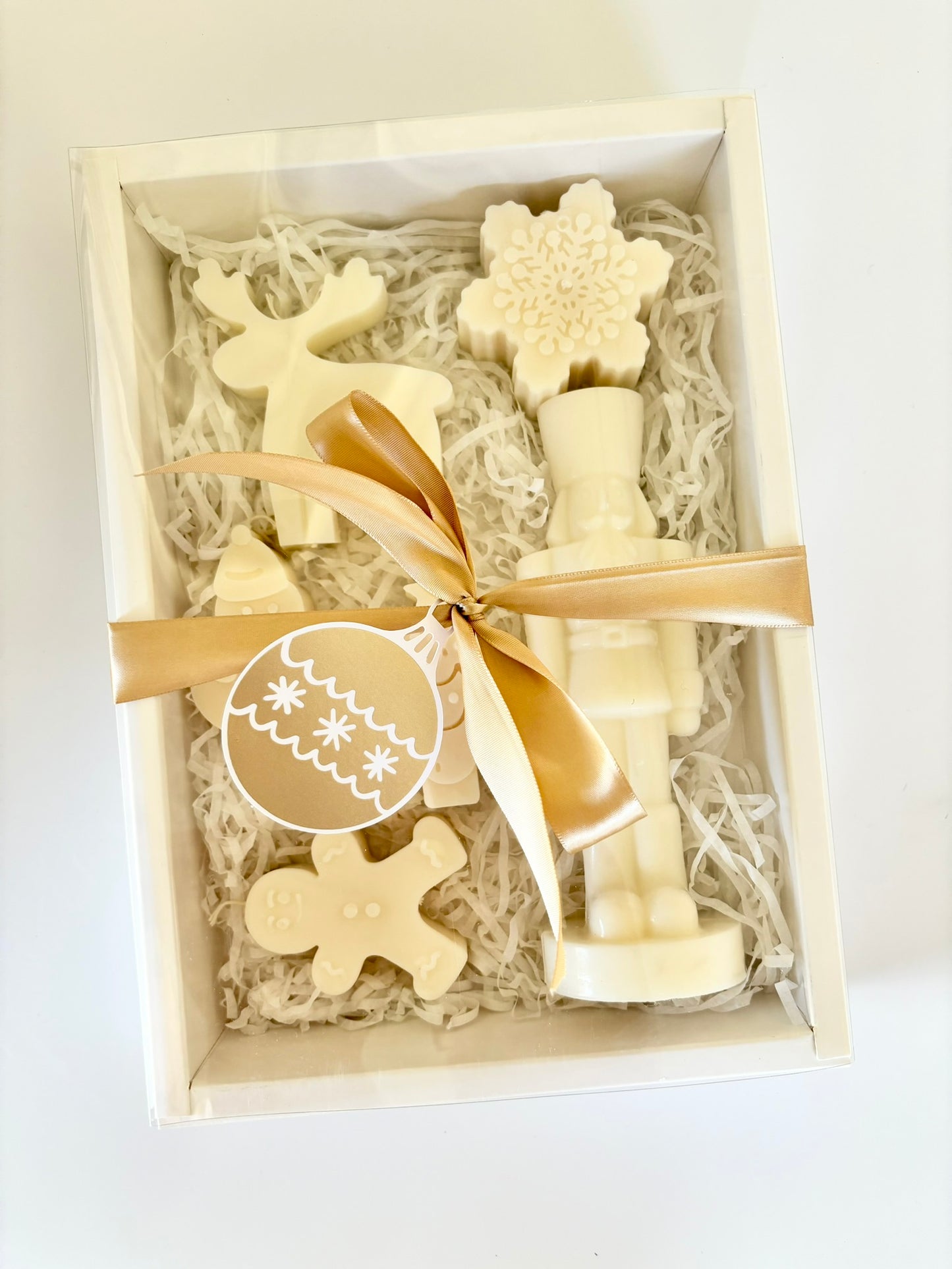 Nutcracker Christmas Sculptural Candle Gift Pack